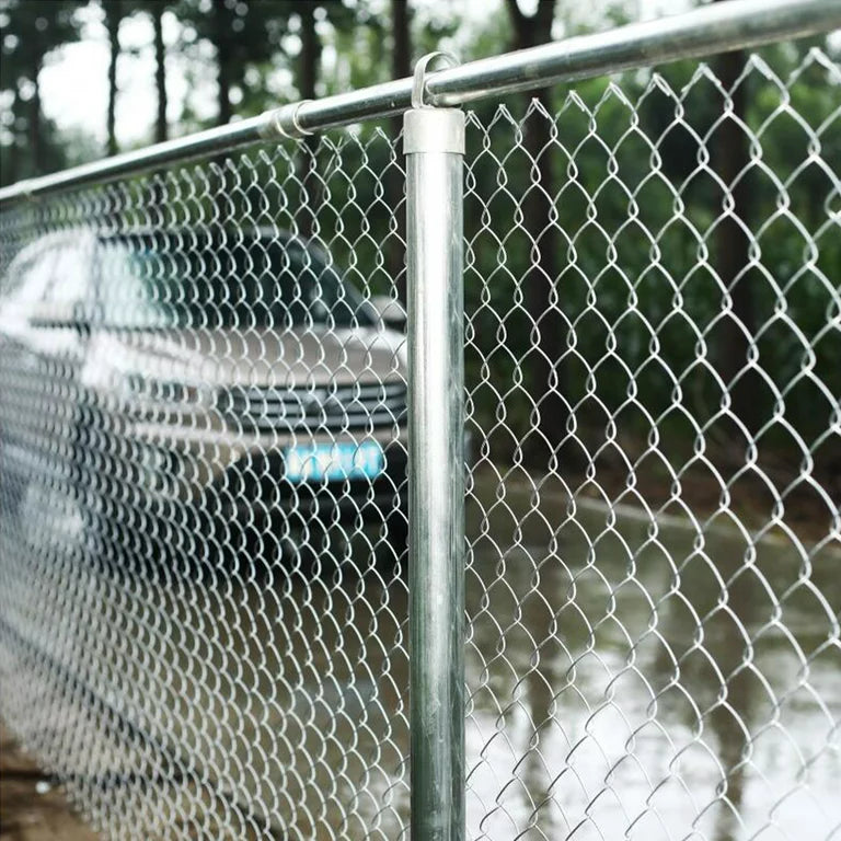 Line Post 2 3/8” x 9'6" Industrial Galvanized Chain Link