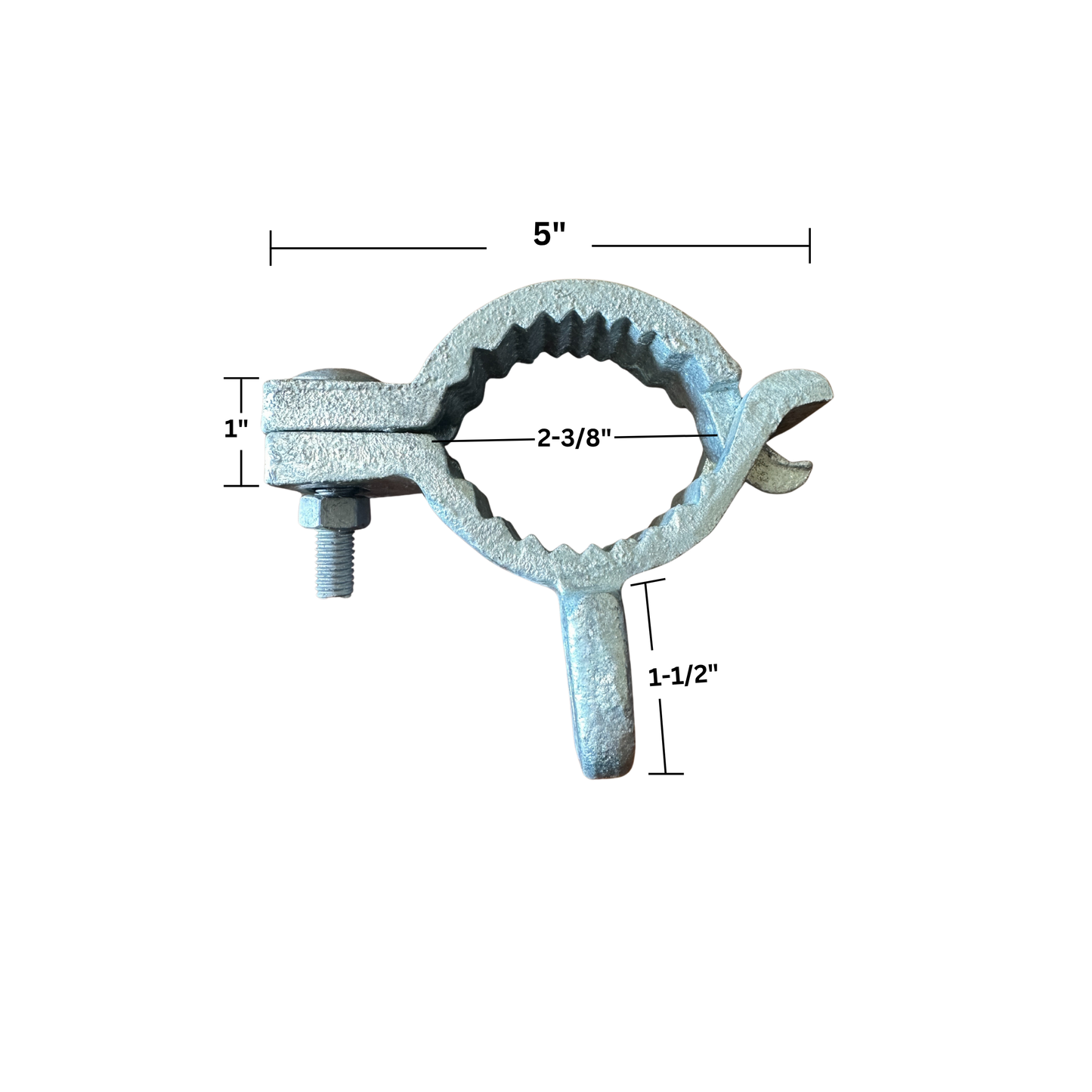 Latch Catch 2-3/8" Industrial Galvanized