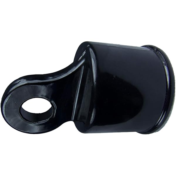 Rail End Black Aluminum (1-1/4")