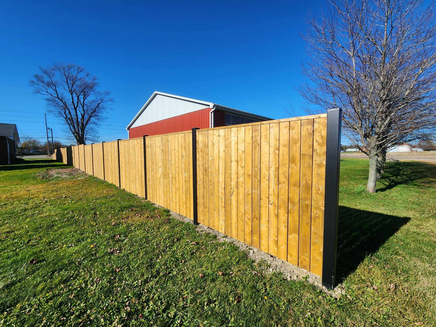 Aluminum Black Fence Posts 4" x 4" w/ Cap