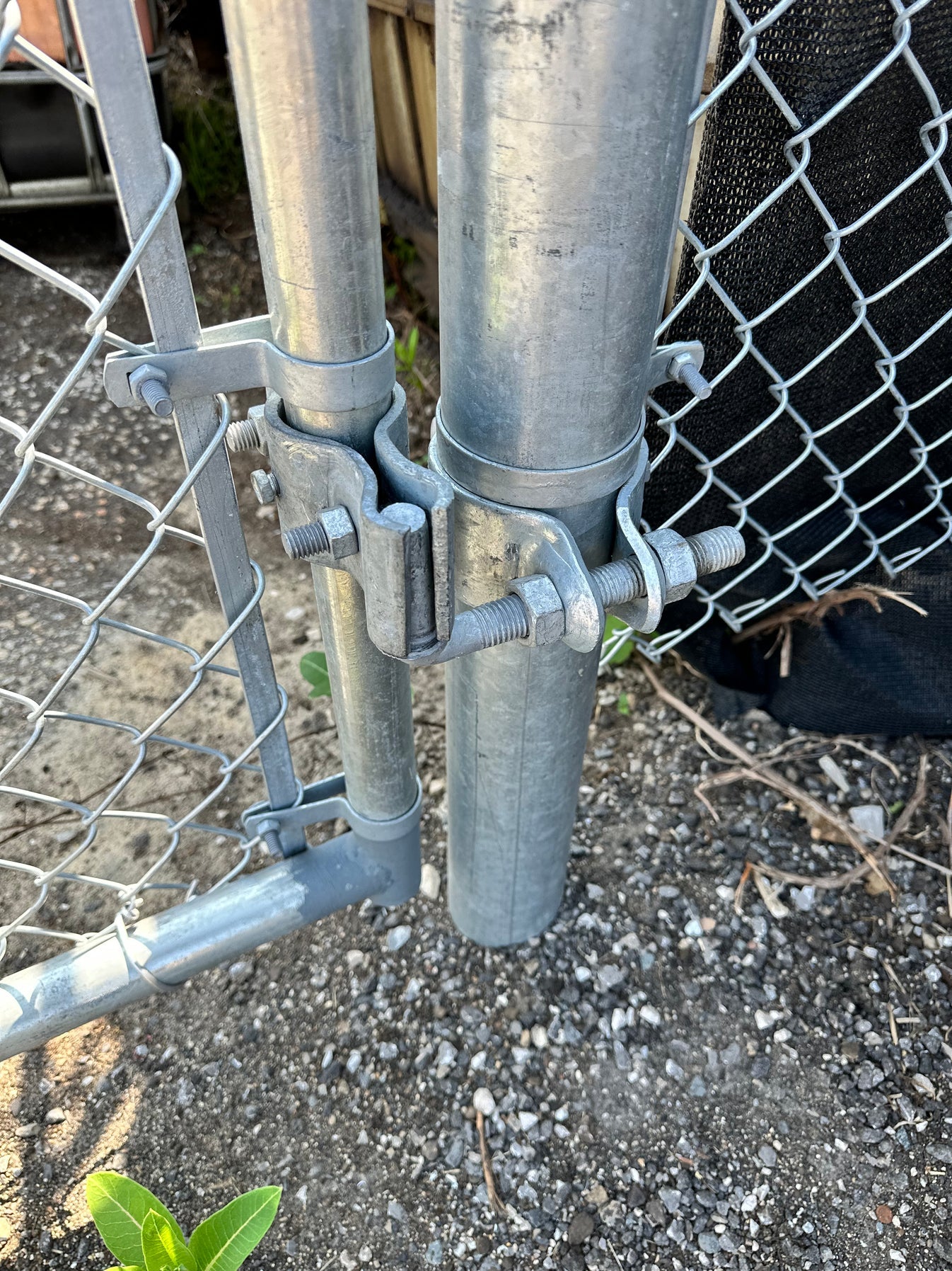 Gate Post Collar 2-3/8" x 3/4" Industrial Galvanized