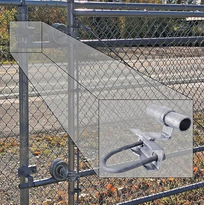 Gate Track Bracket 2 3/8"- 2 7/8" (Safe-T) Industrial Galvanized