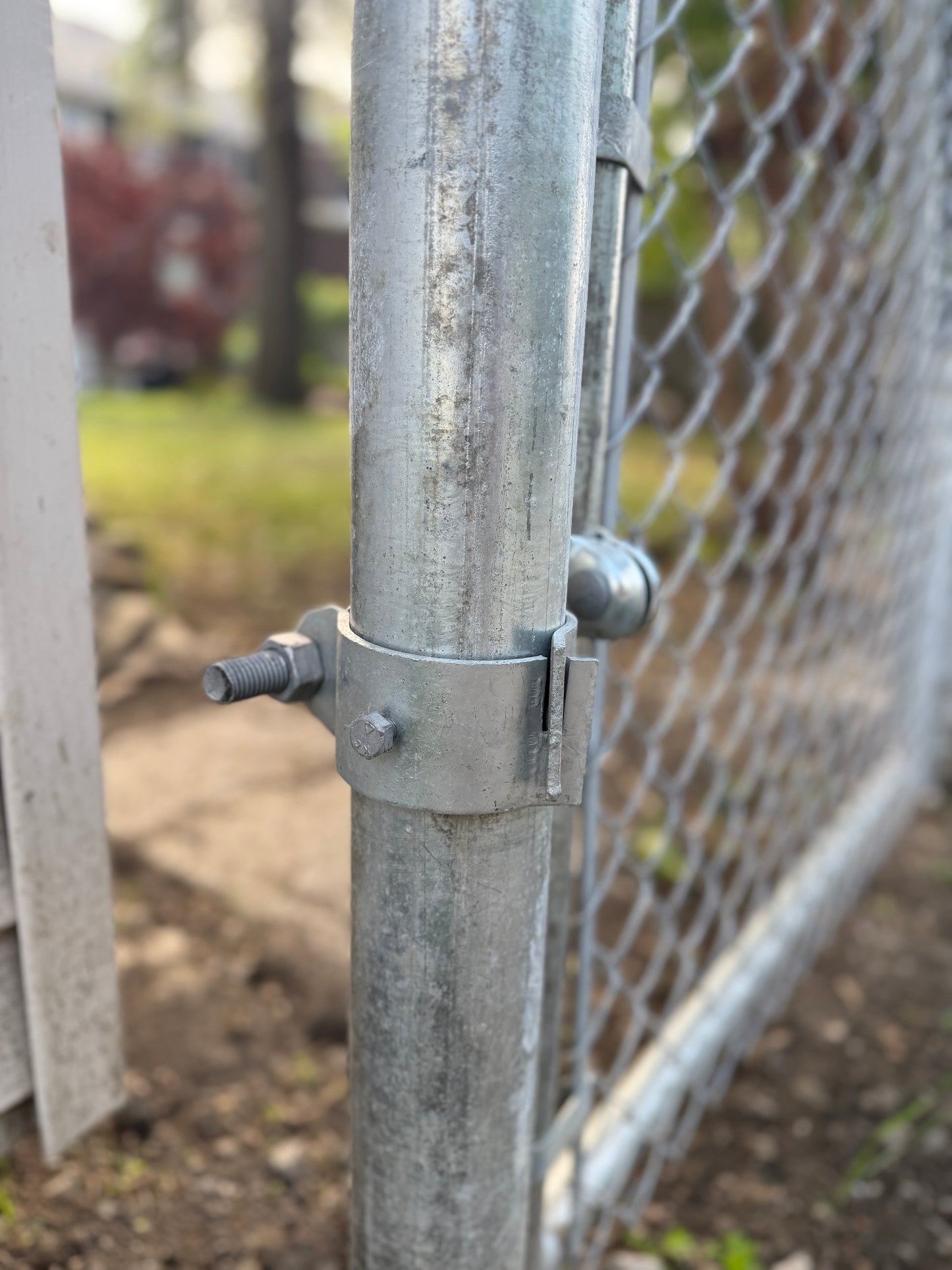 Gate Post Collar 2-3/8" x 3/4" Industrial Galvanized
