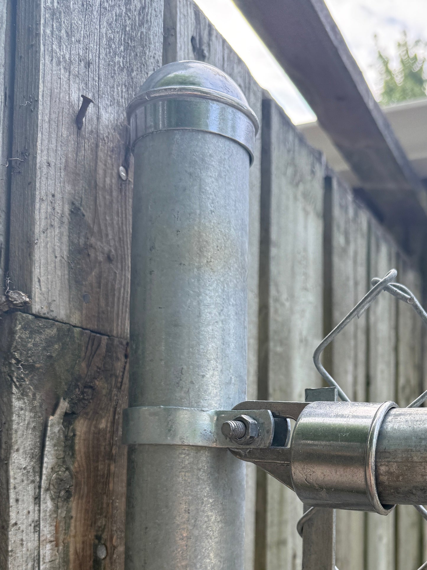Main Post Caps 2 3/8" Galvanized Aluminum