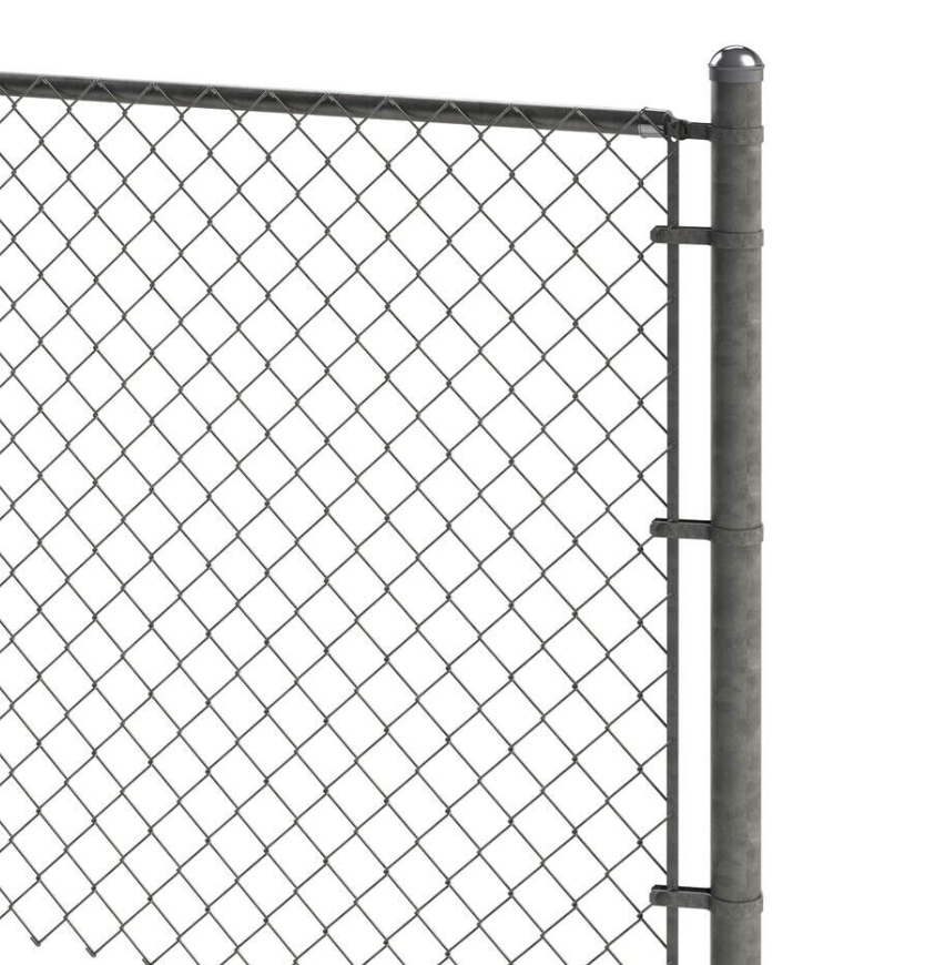 Main Post 3 ½” x 11'6” Industrial Galvanized Chain Link