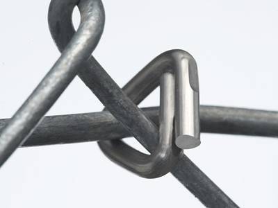 Hog Rings 9 Gauge Industrial Galvanized Chain Link