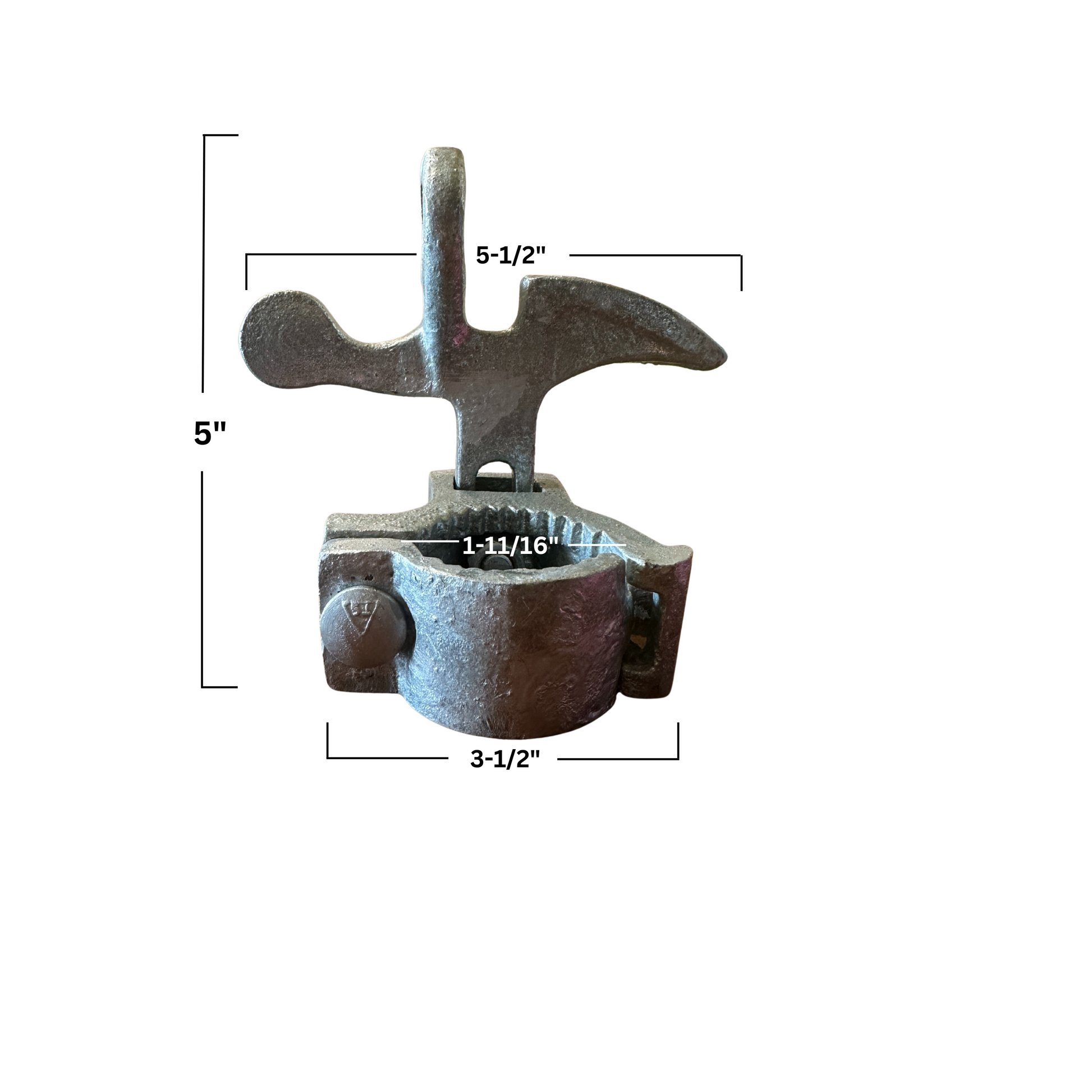 Drop Latch Industrial Galvanized 1-11/16