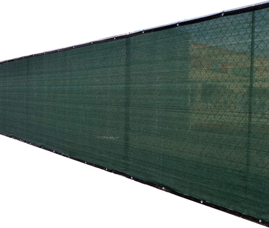 Green 5'8" x 50' Privacy/Wind Screen Mesh Fabric