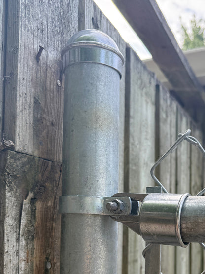 Main Post Caps 2 3/8" Galvanized Aluminum