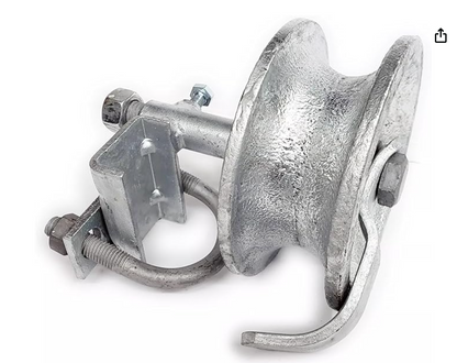 5 Inch SAFE-T Rear Wheel for Pipe Track with Bracket Assembly