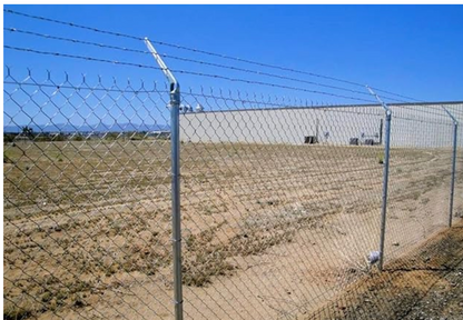 Barbed Wire Arm 45 Degree Industrial Galvanized Metal